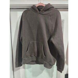 Dandy Worldwide Southern California Brown Heart Sleeve Graphic Hoodie Womens M
